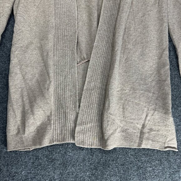 Banana Republic Sweater Women Small Tan Wool Cashmere Cardigan Open - Picture 2 of 8